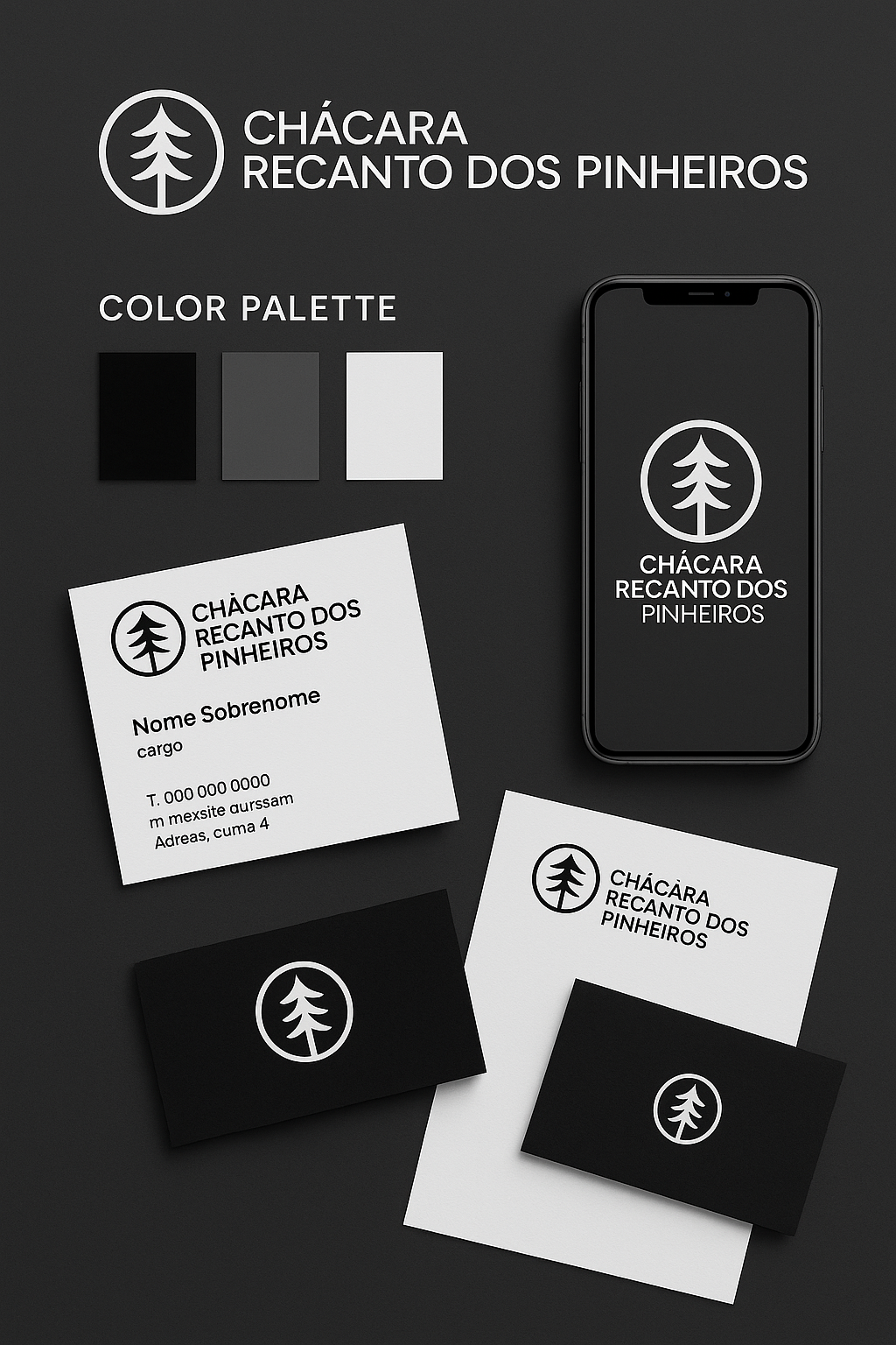 Trabalho de identidade Visual, posicionamento e Web Design.